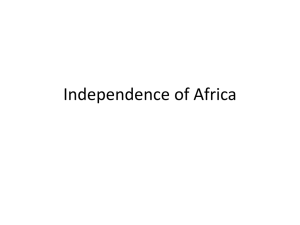 Independence of Africa