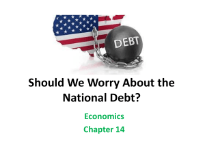Should We Worry About the National Debt? Economics Chapter 14