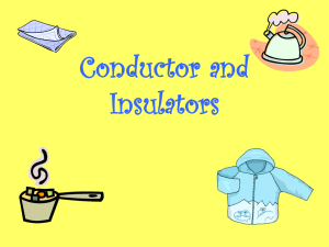 Conductors and Insulators: Heat Transfer Basics