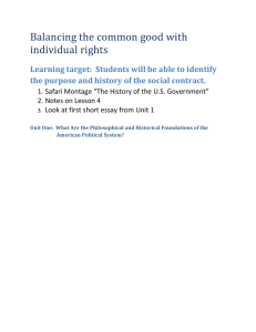 Balancing the common good with individual rights