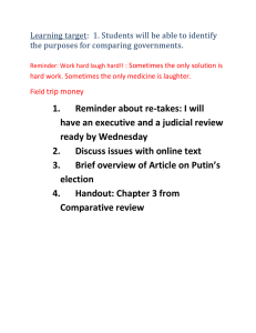 1. Reminder about re-takes: I will ready by Wednesday
