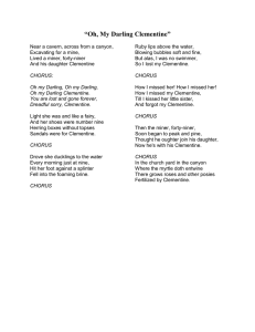 Oh My Darling Clementine Lyrics - Folk Song
