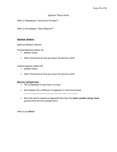 Notes III of III