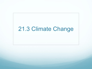 21.3 Climate Change