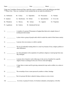 Name:  ______________________________    Date:  _________________  ... Using your Vocabulary Homework Page, match the correct vocabulary word...