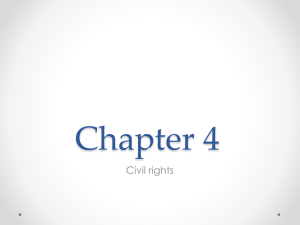 Chapter 4 Civil rights