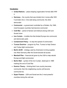Vocabulary United Nations II Germany