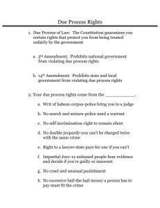 Due Process Rights