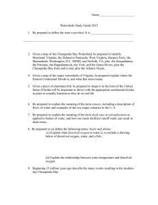 Name_______________________  Watersheds Study Guide 2015 watershed
