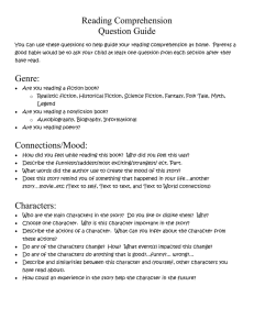 Reading Comprehension Question Guide for Parents
