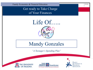 Life Of….. Mandy Gonzales Get ready to Take Charge of Your Finances