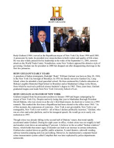 RUDY GIULIANI