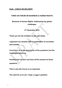 Draft  THIRD UN FORUM ON BUSINESS &amp; HUMAN RIGHTS 2