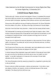 Video statement by the UN High Commissioner for Human Rights... for Human Rights Day, 10 December 2013