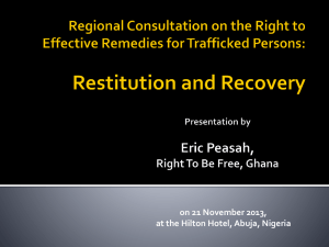 on 21 November 2013, at the Hilton Hotel, Abuja, Nigeria