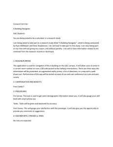 Consent Form for: A Building Navigator GGC Students