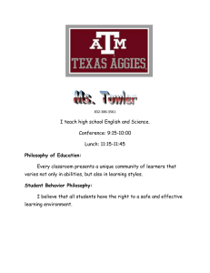 I teach high school English and Science. Conference: 9:15-10:00 Lunch: 11:15-11:45