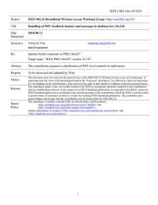 IEEE C802.16m-10/1034 Project Title Date