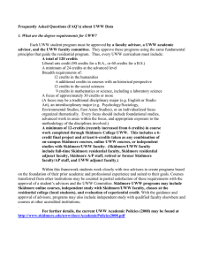 Frequently Asked Questions (FAQ’s) about UWW Data