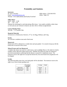 Probability and Statistics