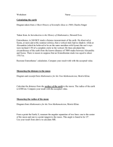Worksheet Name _______________________  A Short History of Scientific Ideas to 1900