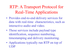 RTP: A Transport Protocol for Real-Time Applications