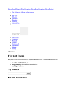 Skip to Search Skip to Global Navigation Skip to Local Navigation