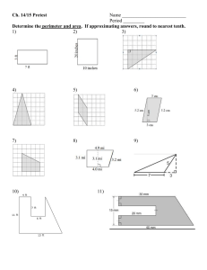 Ch. 14/15 Pretest  Name ___________________________