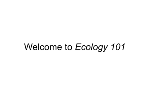 Ecology 101