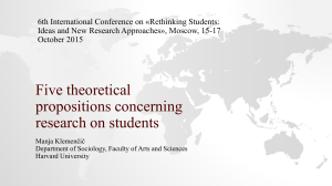 6th International Conference on «Rethinking Students: