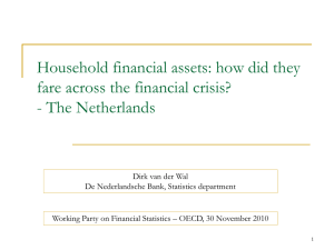 Household financial assets: how did they fare across the financial crisis?