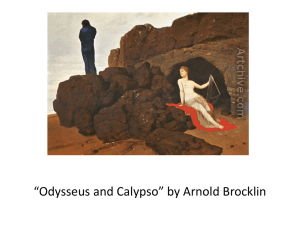 “Odysseus and Calypso” by Arnold Brocklin