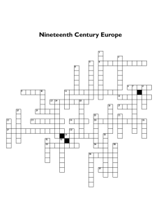 Nineteenth Century Europe