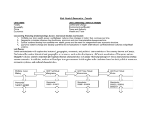 Unit:  GPS Strand Unit Connecting Themes/Concepts