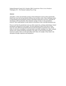 Groundwater Fluxes Across Interfaces