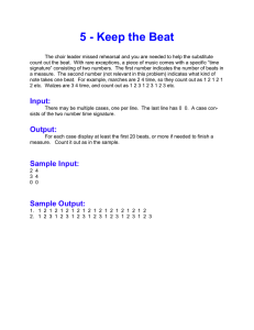 5 - Keep the Beat