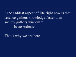 &#34;The saddest aspect of life right now is that