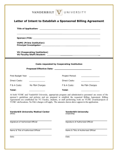 Letter of Intent to Establish a Sponsored Billing Agreement
