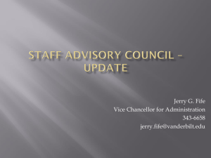 Jerry G. Fife Vice Chancellor for Administration 343-6658