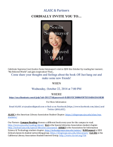 ALASC &amp; Partners  CORDIALLY INVITE YOU TO…