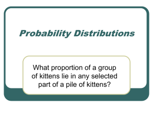 Probability Distributions What proportion of a group