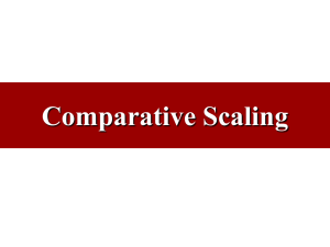 Comparative Scaling