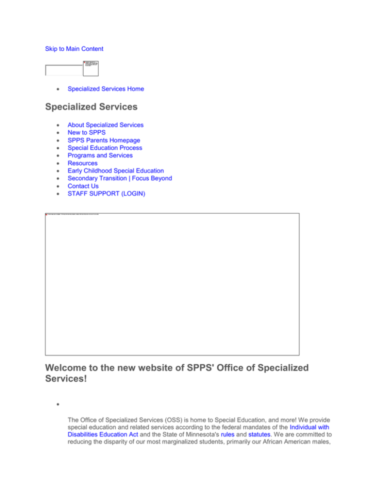 Specialized Services