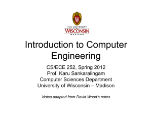Introduction to Computer Engineering