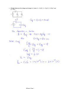 Physics Exam: Capacitors, Resistors, Magnetic Fields