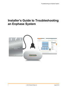 Troubleshooting an Enphase System