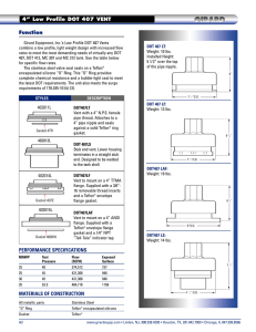 4in Low Profile DOT 407 Pressure Relief Vents