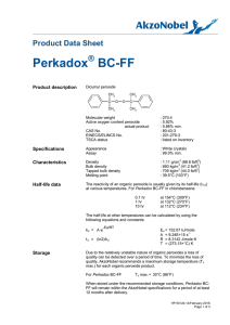 Perkadox BC-FF: Product Data Sheet - Dicumyl Peroxide
