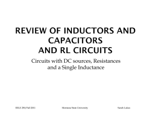 Circuits with DC sources, Resistances d Si l I d t and a Single