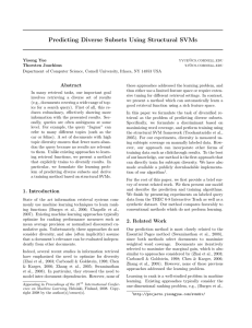 Predicting Diverse Subsets Using Structural SVMs